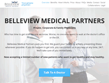 Tablet Screenshot of belleviewmedical.com